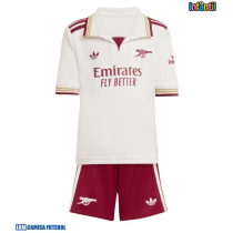 Camisa de Futebol Arsenal Ben White #4 Equipamento Alternativo Infantil 2025-26 Manga Curta (+ Calças curtas)